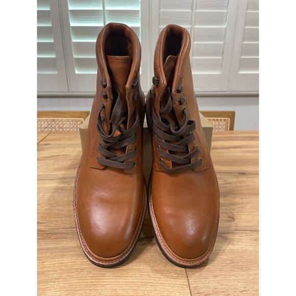 Frye Men's Gordon Lace Up Casual Boots Brown Soft Leather Size 10 NWOB Comfy - Picture 5 of 11